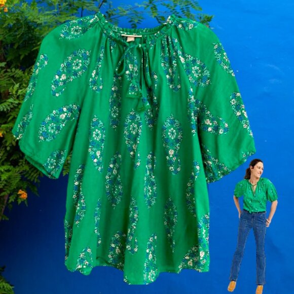Floral Peasant Blouse - Picture 1 of 13